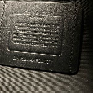 Womens Black Leather Coach Purse & matching Coach womens wallet